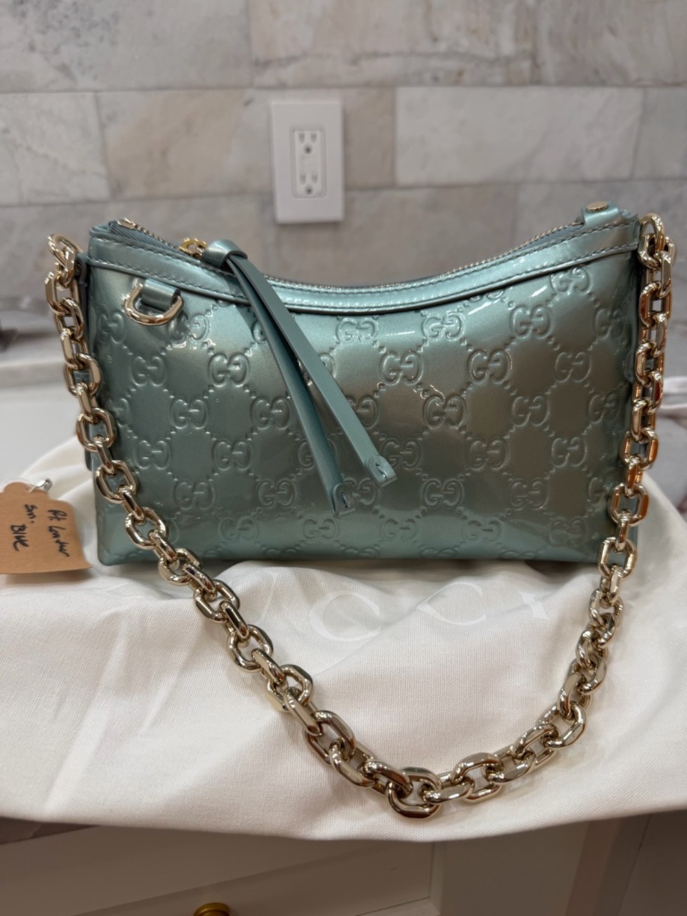 Gucci BNIB GG Emblem small shoulder bag